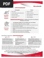 GOS18 Ophthalmology Referral Form | PDF | Human Eye | Facial Features