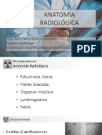 Anatomía Radiológica: Dra. Ana Gema Blanco Cabañero