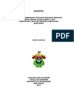 Analisis Komparatif Antara Produksi Industri Keripik Pengolahan Rumput Laut Kabupaten Takalar Dengan Kabupaten Bantaeng