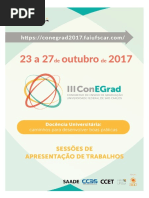 ConEGRad III - Sessão de Apresentação