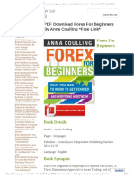 Pdf Download Forex For Beginners By Anna Coulling Free Link - 