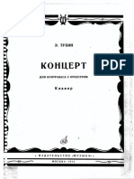 E. Tubin - Concerto For Double Bass and Orchestra (Ed. Rusa) - Piano PDF