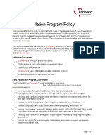 Sample Early Defibrillation Program Policy 