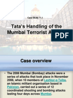 Tata's Handling of The Mumbai Terrorist Attacks: Case Study 11.1