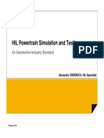 HIL Powertrain Simulation and Testing: An Automotive Industry Standard