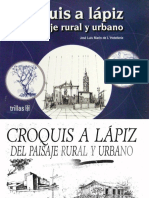 Croquis A Lapiz Del Paisaje Rural Y Urbano