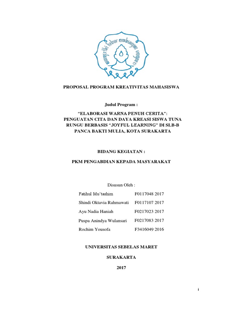 Pengesahan PKM | PDF