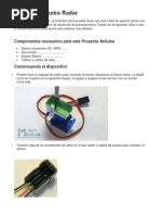 Proyecto Arduino Radar