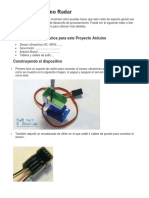 Proyecto Arduino Radar