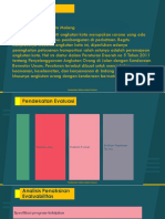 Teknik Evaluasi Pembangunan - Pendekatan Evaluasi Kebijakan Publik