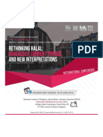 International Conference On Halal at Université Catholique de Louvain, Belgium, 18-19 June 2018
