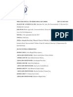 1ra. Reforma Del Auto de Procesamiento y Medida de Coercion