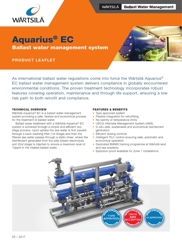 Brochure o Aquarius Ec PDF Filtration Water
