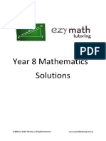 Ezy Math Tutoring - Year 8 Answers