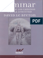 David Le Breton - Caminar - elogio de los caminos y de la lentitud.pdf