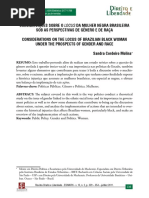 Considerações Sobre o Locus Da Mulher Negra Brasileira