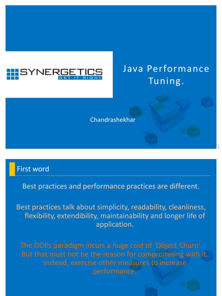 Java Performance Tuning Ver 1 | PDF | Java Virtual Machine | Java ...