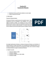 Teorema de Thévenin: Determinación y verificación mediante circuito simple