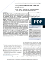 In Vitro Hemodynamic Characterization of Heartmate Ii at 6000 RPM: Implications For Weaning and Recovery