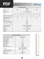 DX-790-960-65-17.5i-M: Electrical Properties | PDF | Decibel