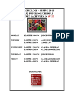 NSSC Microbiology Tutoring Spring 2018