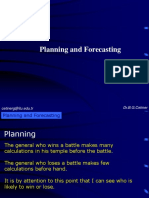 Planning Forecasting