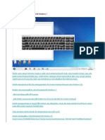 Menampilkan Virtual Keyboard Di Windows 7