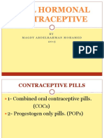 Oral Hormonal Contraceptive: BY Magdyabdelrahmanmohamed 2 0 1 5