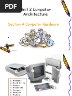 Unit 2 Computer Architecture: Section A Computer Hardware