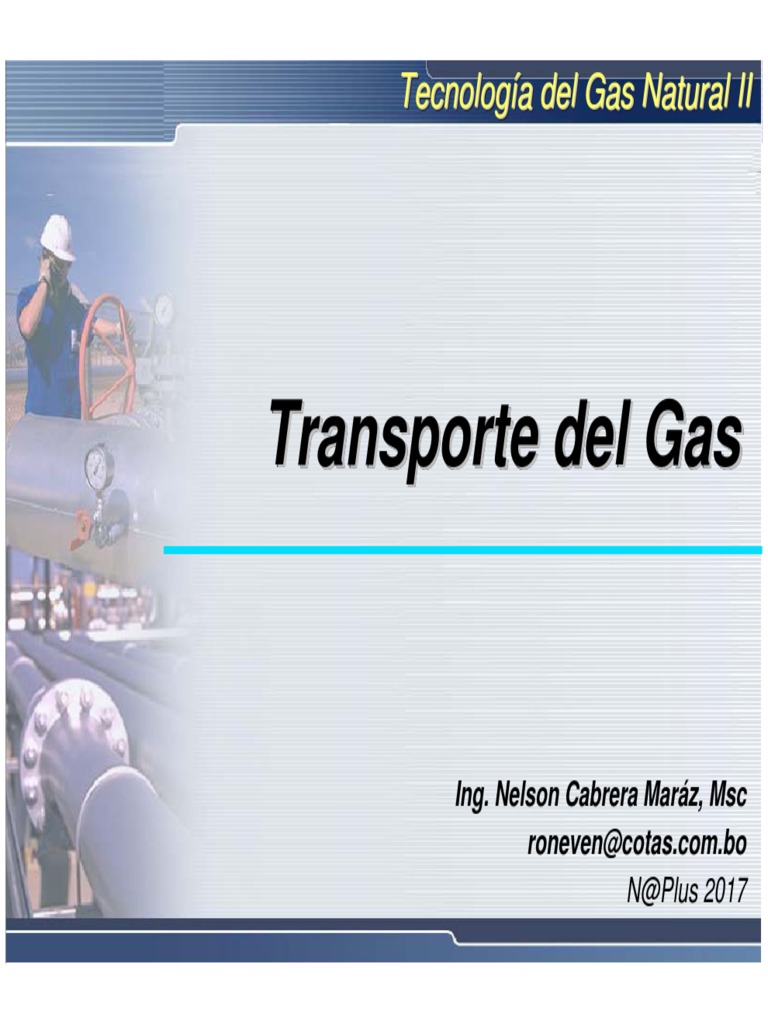 Métodos de Transporte de Gas Natural | PDF | Gas natural licuado ...