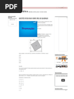Questões Resolvidas Sobre Área Do Quadrado – Saber Matemática