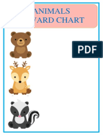 Animals Reward Chart