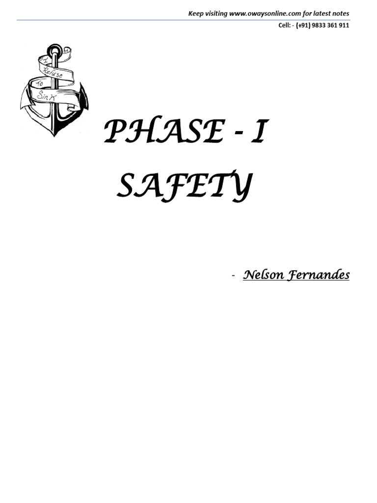 Safety Notes Nelson