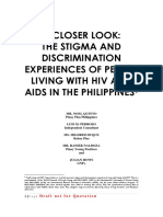 Philippines Peoplve Living With HIV Stigma Index Report Cond FromOctober 2009 To January 2010