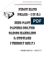 Cargo - Solved Past Papers - Theory - Phase I