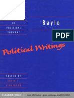 Bayle Political Writings PDF