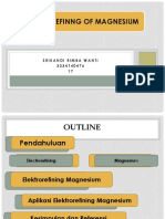 Electrorefining of Magnesium