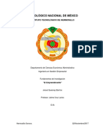 El Emprendimiento. Investigación. Por Josué Quesney