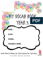 My Vocab Book Y3 PDF
