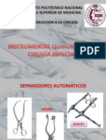 Instrumental en Cirugia Especial