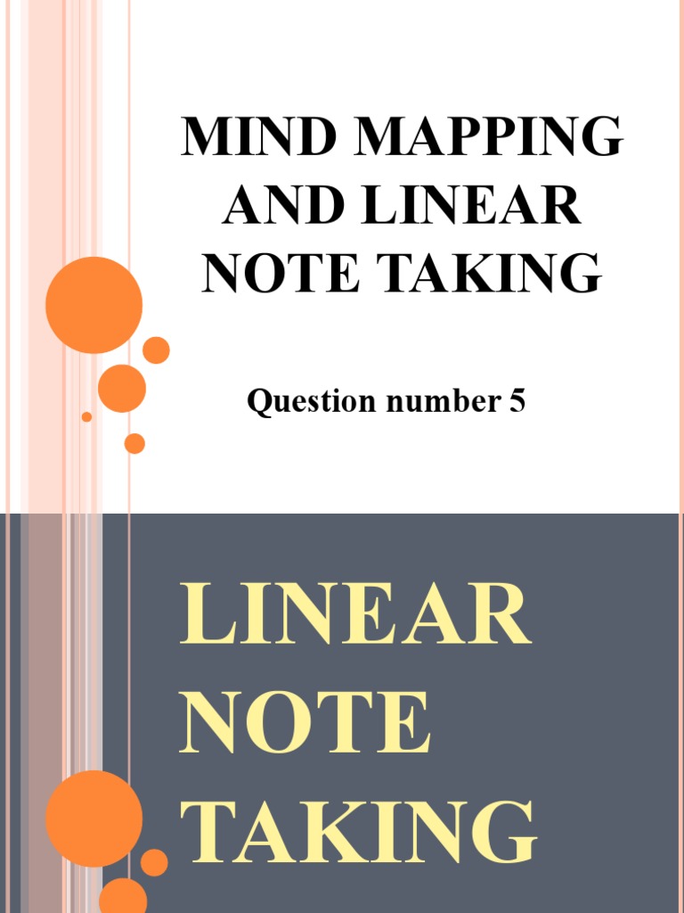 Mind Mapping and Linear Note Taking | PDF | Career & Growth | Art