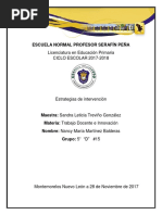 Estrategias de Intervención