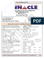 Set 04 Reasoning Question Paper