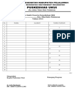 Daftar Hadir Penyuluhan DBD