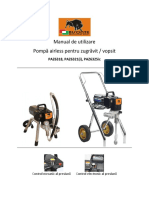 Manual de Utilizare Pompa Zugravit Bisonte PAZ6318 PAZ6321i PAZ6325ic