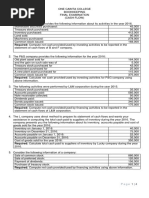 FINALS Cash Flow