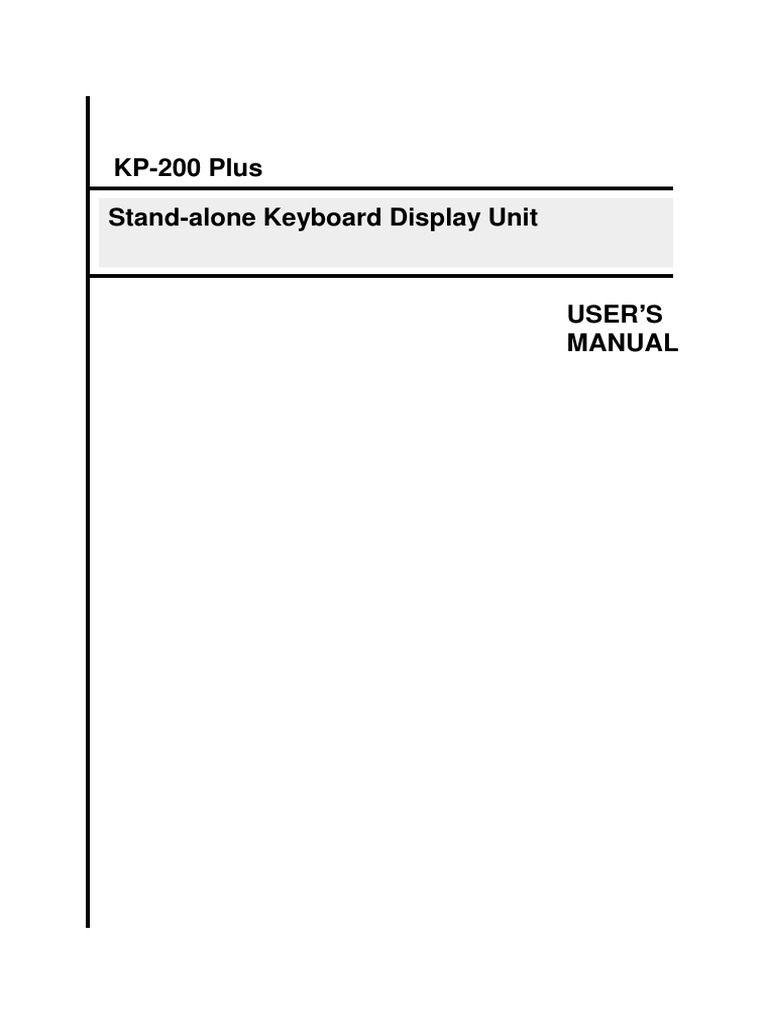 Kp 0p User Manual Pdf Computer Keyboard Digital Technology
