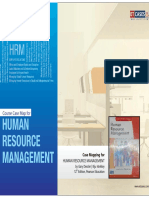 Human Resource Management - Course Case Map