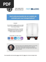 [Frete Com Lucro] - Modelo de Contrato de Fretes
