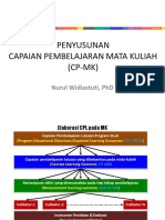 Penyusunan CP Mata Kuliah